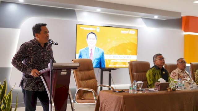 Ket : Kepala Puslatbang LAN RI Makassar, Andi Taufik pada kegiatan Pembukaan Lomba Inovasi Daerah Kota Parepare (Humas Pemkot Parepare)