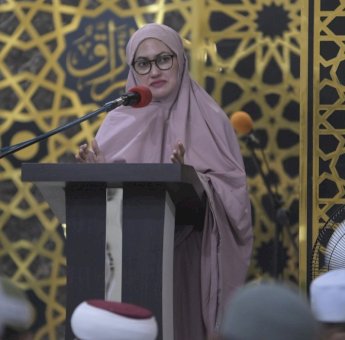 Di Masjid Nurul Ulya Sukamaju, Indah Putri Indriani Bicara Keutamaan 10 Hari Pertama Ramadhan