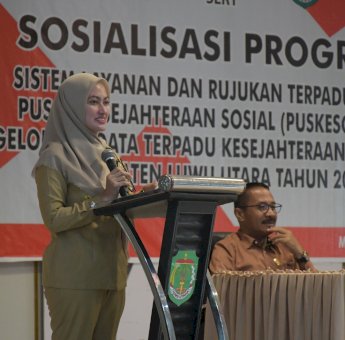 Buka Sosialisasi SLRT – PUSKESOS, Indah Putri Indriani Sampaikan Hal Ini