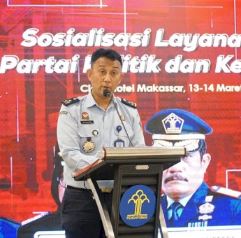 Kemenkumham Sulsel Sosialisasikan Layanan AHU Tentang Parpol dan Kewarganegaraan