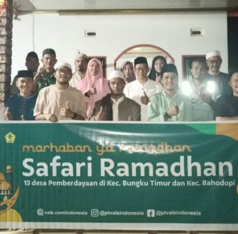 PT Vale Gandeng PB Al-Khairaat Gelar Safari Ramadan di 13 Desa Pemberdayaan