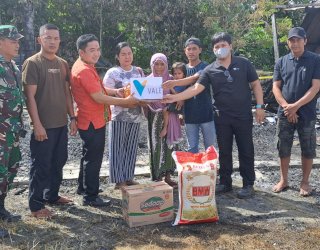 PT Vale Salurkan Bantuan untuk Korban Kebakaran di Kolaka