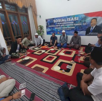 Sartono Sosialisasi Nilai Kebangsaan di Ponorogo