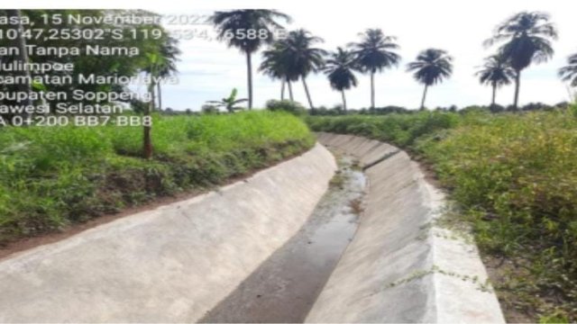 Rehab Irigasi Salobunne Soppeng Rampung, Gubernur Andi Sudirman Harap Tingkatkan Hasil Pertanian