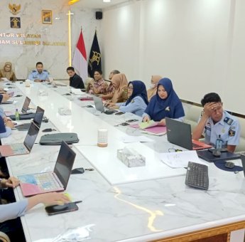 Tim Perancang Perundangan Kemenkumham Sulsel Bahas Ranperbup dan Ranperda Wajo