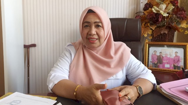 Kepala Dinas Peternakan dan Perkebunan (Disnakbun) Kabupaten Gowa Suhriati. (Chaerani/Republiknews.co.id)