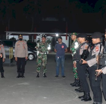 Polres dan Kodim Gowa Patroli Gabungan, Cegah Gangguan Kamtibmas Jelang Idul Fitri