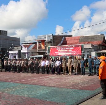 Dipimpin Sekda dan Kapolres, Apel Operasi Ketupat 2023 Digelar di Makodim 1415 Selayar