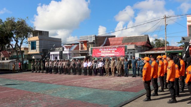 Dipimpin Sekda dan Kapolres, Apel Operasi Ketupat 2023 Digelar di Makodim 1415 Selayar