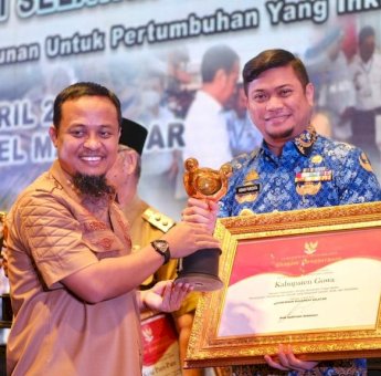 Pemkab Gowa Terima Penghargaan Sebagai Daerah Responsif Gender, Anak dan Disabilitas