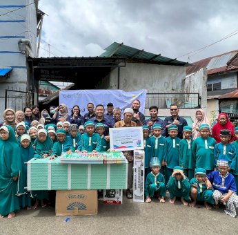 PLN UIP Sulawesi Beri Bantuan Fasilitas Belajar ke 542 Anak Kurang Mampu