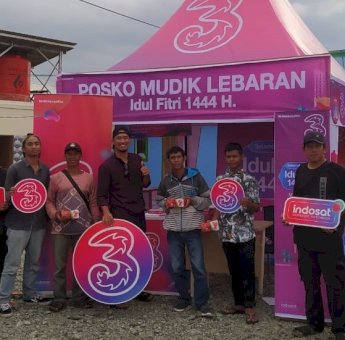 Tri Siapkan Posko Bagi Pemudik di Enam Kota, Tersebar di Kalimantan dan Sulawesi