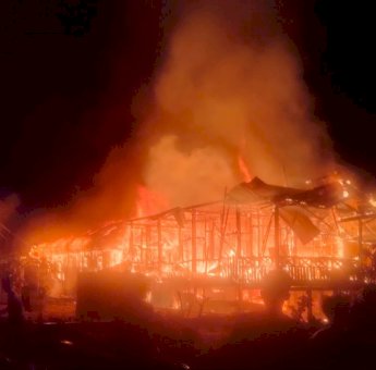 Kebakaran Rumah dan Indekos di Lutim, Buffer Stok Pemprov Sulsel telah Disalurkan