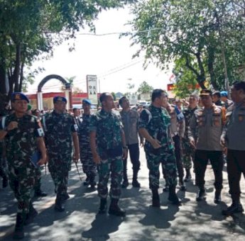 Tim Propam Mabes Polri dan Tim Puspom TNI Kunjungi Polres Jeneponto Pasca Penyerangan OTK