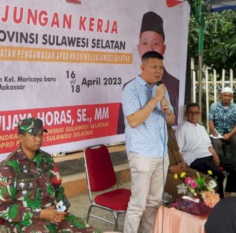 Lakukan Pengawasan Penyelenggaraan APBD Sulsel, Edward Horas Kunker di Maricaya Baru