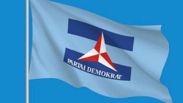 Atribut Partai Demokrat. (Ilustrasi)