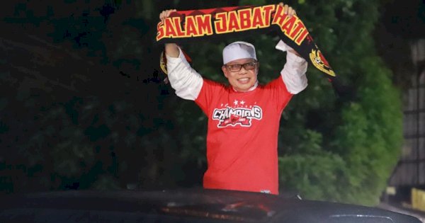 Taufan Pawe dan Suporter Konvoi di Kota Parepare, Rayakan Kemenangan PSM