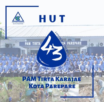 Ulang Tahun ke-43, PAM Tirta Karajae Parepare Tetap Komitmen Beri Pelayanan Prima
