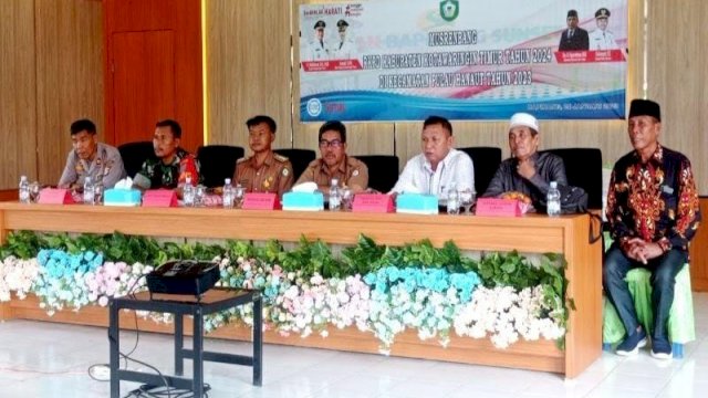 Wakil Ketua I DPRD Kotawaringin Timur, Rudianur, saat menghadiri Musrenbang di Pulau Hanaut, Selasa (31/01/2023). (Istimewa)