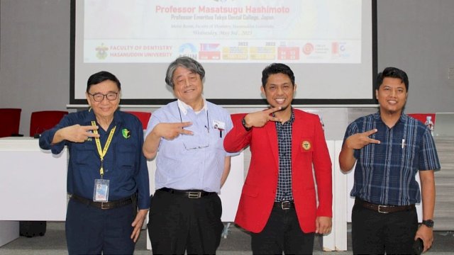 Gelar Kuliah Tamu, FKG Unhas Hadirkan Ahli Odontology Forensik dari Jepang