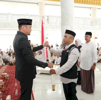 Bupati Gowa Hadir Langsung Lepas Ratusan Jamaah Calon Haji Reguler