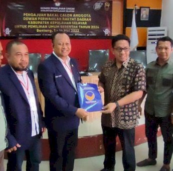 25 Bacaleg Nasdem Resmi Mendaftar di KPUD Selayar