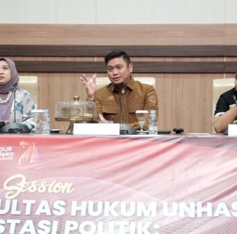 Bupati Gowa Ajak Mahasiswa FH Unhas Manfaatkan Tantangan jadi Peluang