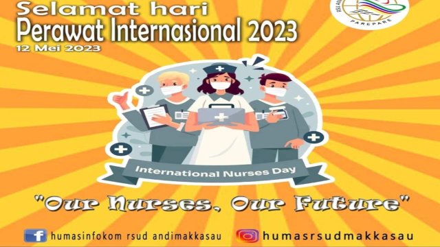 Manajemen RS Pemkot Parepare Ucapkan Selamat Hari Perawat Internasional 2023