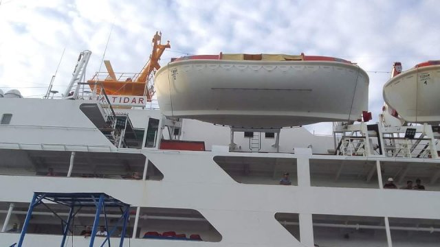 Ket : Sekoci KM Tidar Kapal Milik PT Pelni (Foto : Internet)