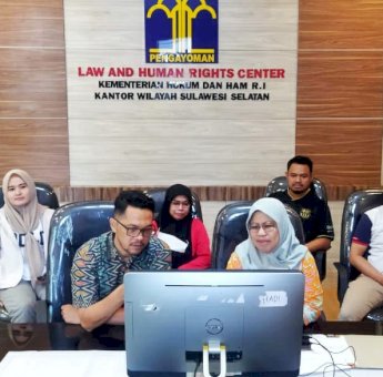 Tim Kanwil Kemenkumham Sulsel Ikut Diskusi Penyempurnaan Struktur Orta Badan Strategi Kebijakan Hukum dan HAM