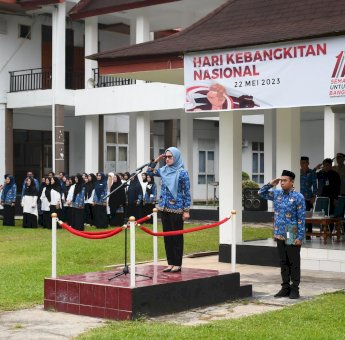 Pimpin Upacara Hari Kebangkitan Nasional, Indah : Melangkah Maju Semangat Untuk Bangkit