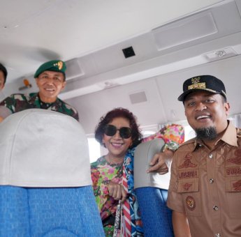 Pemprov Sulsel Subsidi Tiket Penerbangan, Susi Pudjiastuti Puji Gubernur Andi Sudirman