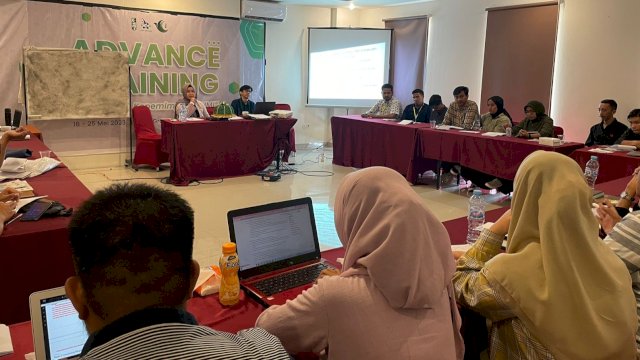 Advance Training tingkat Nasional yang diselenggarakan oleh HMI Badko Sulselbar, Senin (22/05/2023). (Istimewa)