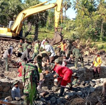 Satgas TMMD ke 116 Terus Genjot Pekerjaan di Jeneponto