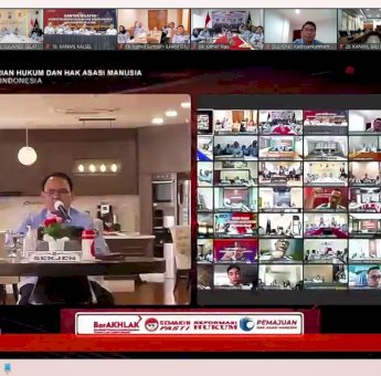 Pegawai Kanwil Kemenkumham Sulsel Ikut Arahan Komjen Pol Andap