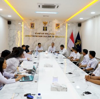 Aplikasi P2MA Kanwil Kemenkumham Sulsel Jalani Monitoring dan Evaluasi