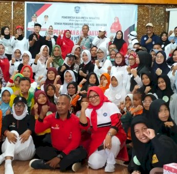 Hadapi Fornas 2023, DPC Porpi Wakatobi Adakan Pelatihan dan Pemantapan Materi Lomba Senam