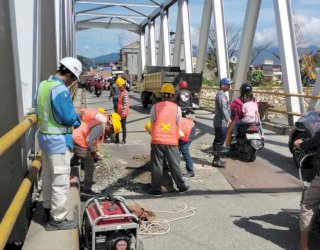 Muhammad Fauzi Prihatin Jembatan Masamba Kembali Harus Dilakukan Pemeliharaan