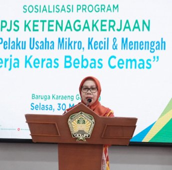 Kamsina Ajak Pelaku UMKM di Gowa Jadi Peserta BPJS Ketenagakerjaan