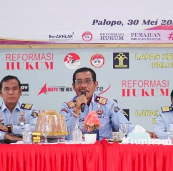 Kakanwil Kemenkumham Sulsel Beri Penguatan Satuan Kerja, Wujudkan Pembangunan ZI