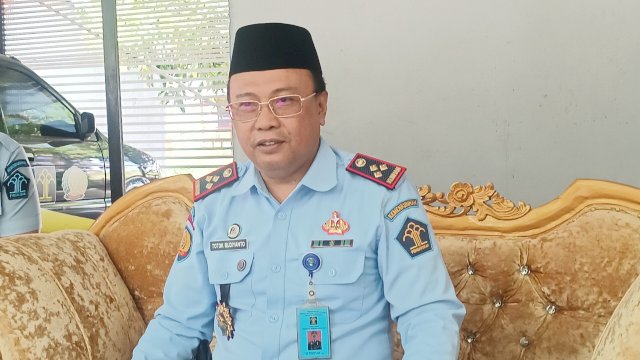 Ket : Kalapas Kelas IIA Parepare, Totok Budiyanto (Foto : Mulyadi Ma'ruf / Republiknews.co.id)