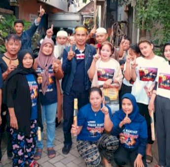 Ketua DPRD Makassar Rudianto Lallo Keliling Sapa Warga Mariso dan Mamajang