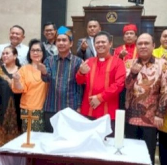 Ketua DPRD Makassar Hadiri Peresmian Gereja Pouk Jemaat Kanaan