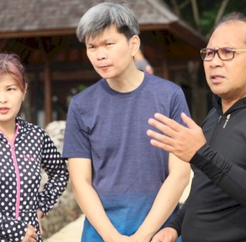Danny Pomanto Perkenalkan Keindahan Pulau Samalona ke Tim SCE