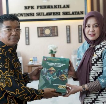 Makassar Kota Pertama Serahkan LKPD Unaudited ke BPK RI Perwakilan Sulsel