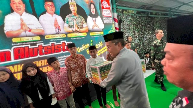 Wali Kota Makassar, Moh Ramdhan Pomanto menghadiri Gebyar Ramadan 1444 H yang diselenggarakan oleh Apindo dan Kodam XIV Hasanuddin, Sabtu (1/4/2023). (Foto: Istimewa)