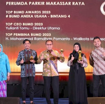 Wali Kota Danny Pomanto Raih Top Pembina BUMD Award 2023