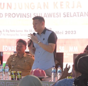 Awasi Pelaksanaan APBD Sulsel, Edward Horas Kunker di Kelurahan Mangasa