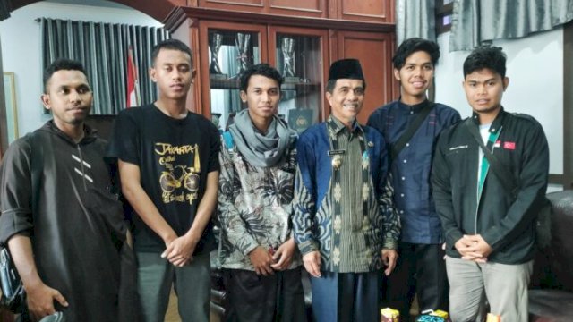 Lima Mahasiswa Sudan Asal Selayar Tiba di Benteng, Kepulauan Selayar. (Ist)