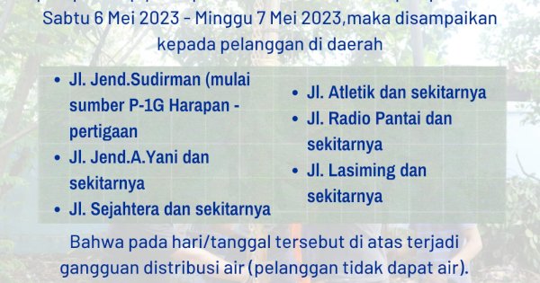 PAM Tirta Karajae Perbaikan Pipa dan Pompa, Sejumlah Titik Terganggu